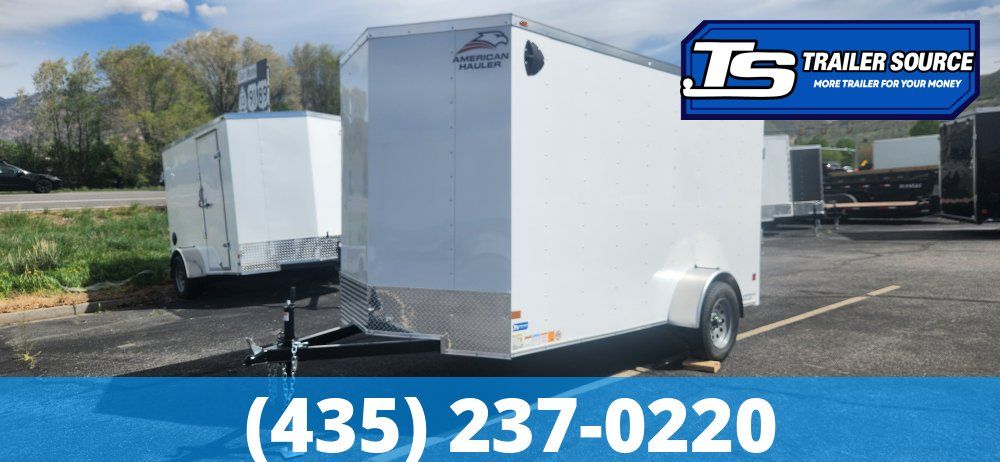 6x12 American Hauler Arrow Enclosed Cargo Trailer - 6'6" Interior - 3.5K GVWR - Ramp Door
