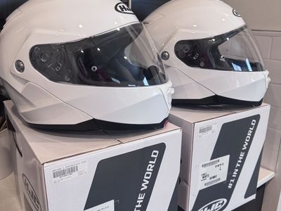 2 HJC MODULAR HELMETS