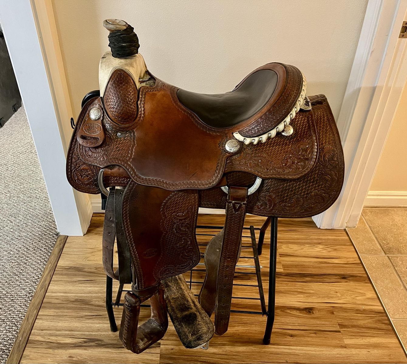 Genuine Billy Cook 16" Rope Saddle