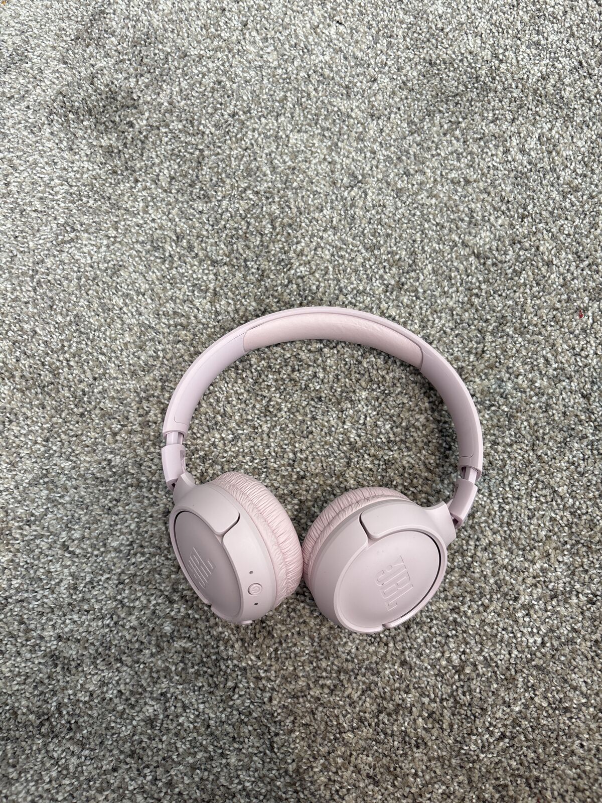 Pink headphones