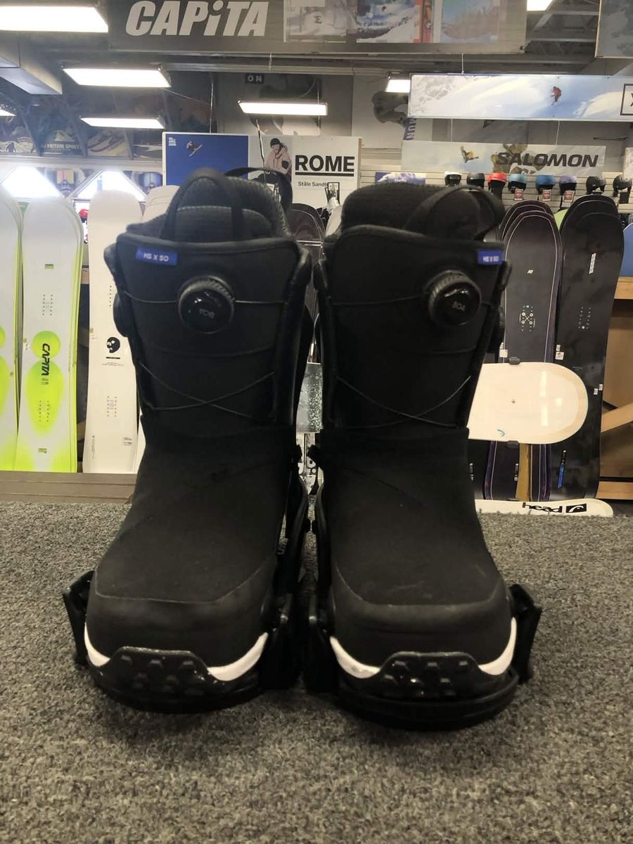 Used Burton Highshot X Step-on Snowboard Boot+Binding Mens 9.5