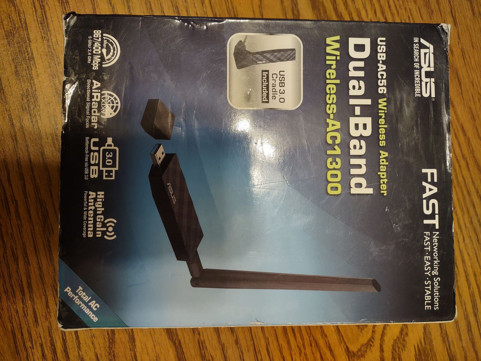 DUAL-BAND WIRELESS-AC1300 USB-AC56 WIRELESS ADAPTER