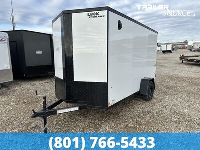6x12 Look ST DLX Enclosed Cargo Trailer - 6'6" Interior - 3.5K GVWR .080 PolyCor, Black Out Package