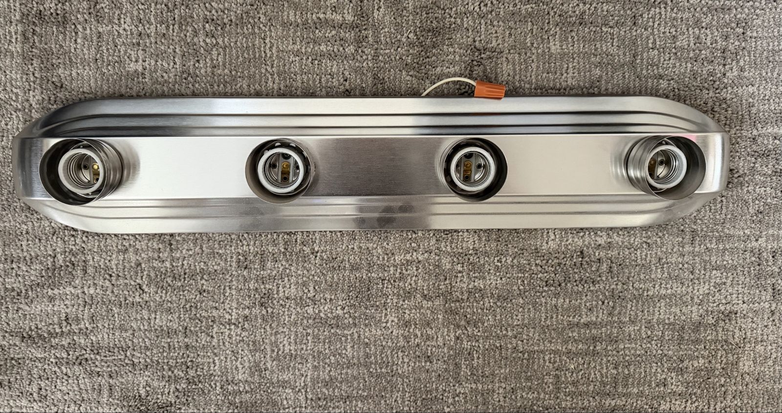 Brushed Nickel 4-Light Vanity Light Fixture