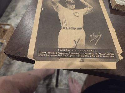 Grover Cleveland Alexander "Alexander the Great" Baseball's Immortals Collectible Photo