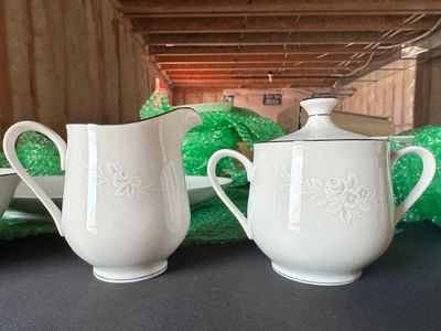 Vintage Sango China Japan Cantata 6202 Dinner Settings for 5 Plus Extra Pieces