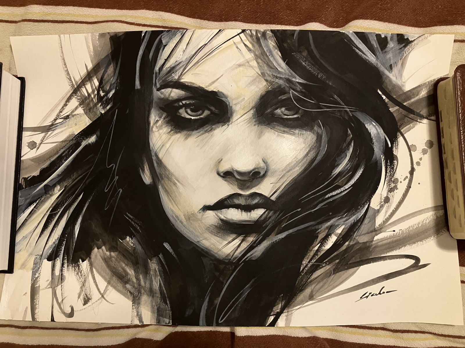 35 woman portrait art painting