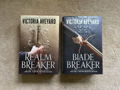 Realm Breaker and Blade Breaker, by Victoria Aveyard (hardcovers)