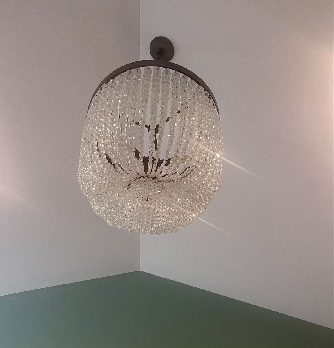 Large Crystal Chandelier