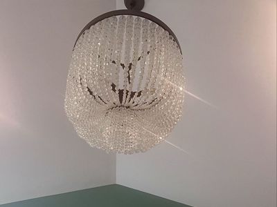 Large Crystal Chandelier