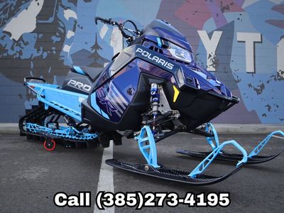 2025 Polaris® 9R PRO RMK 155 Premium Midnight Blue Metallic