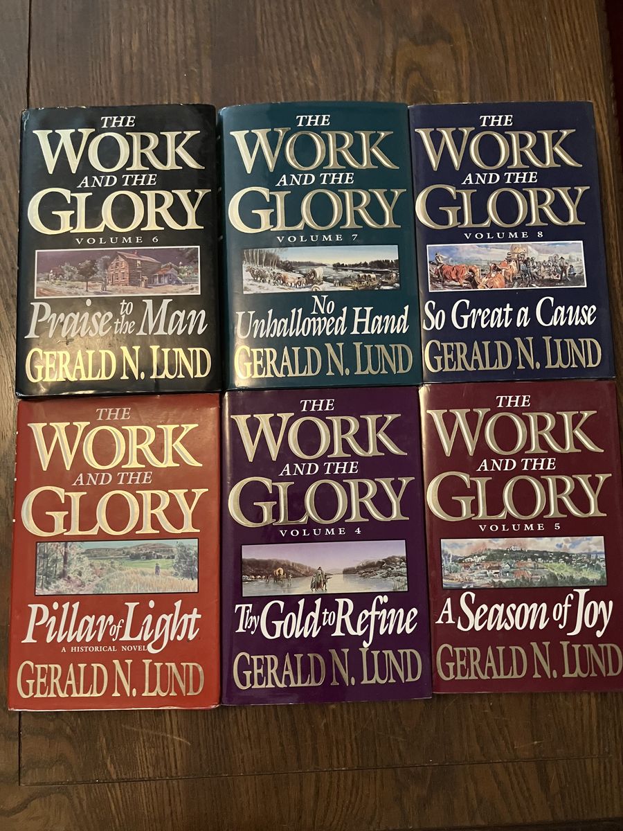 The Work and the Glory Series Vol. 1, 4-8 by Gerald N. Lund - Bookcraft Historical Fiction