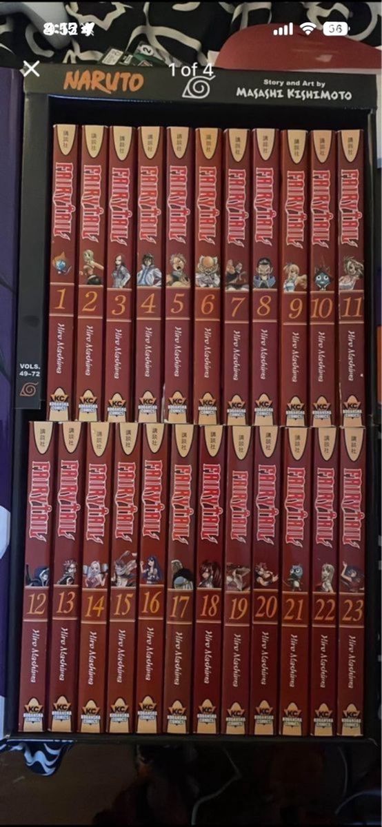 Fairy Tail Manga Complete Set Vol 1-26 Hiro Mashima Kodansha English Books