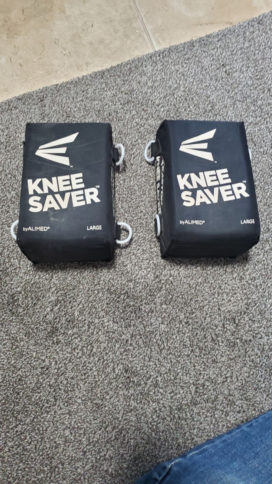 Knee Saver baseball catching gear