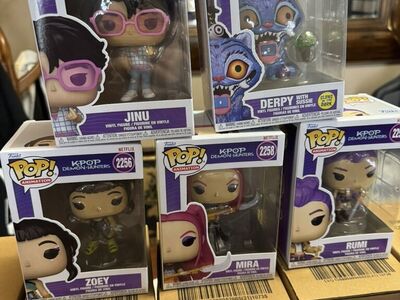 Funko Pop K-Pop Demon Hunters Complete Set