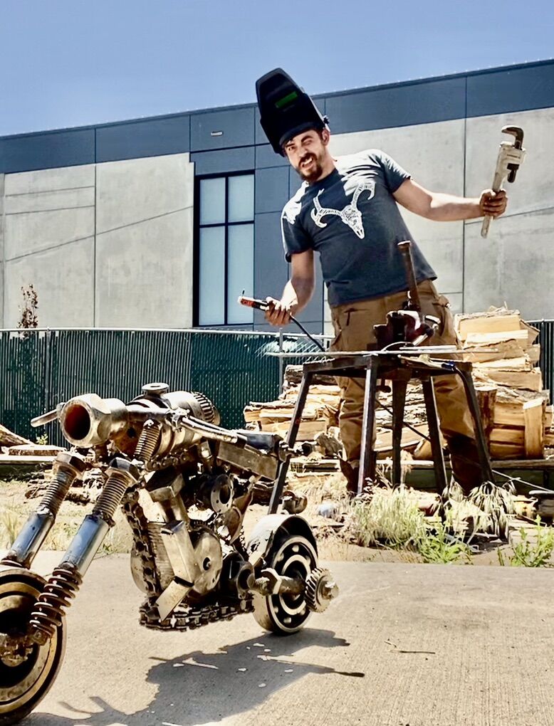 Custom Scrap Metal Art And Decor