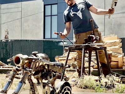 Custom Scrap Metal Art And Decor