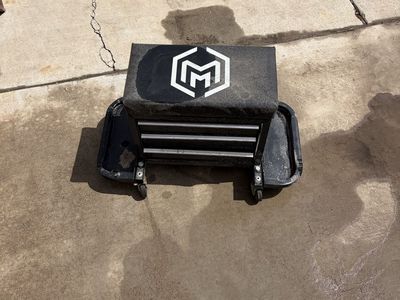 Mechanic Roller Seat with Tool Box, 3-Drawer Rolling Tool Chest Stool