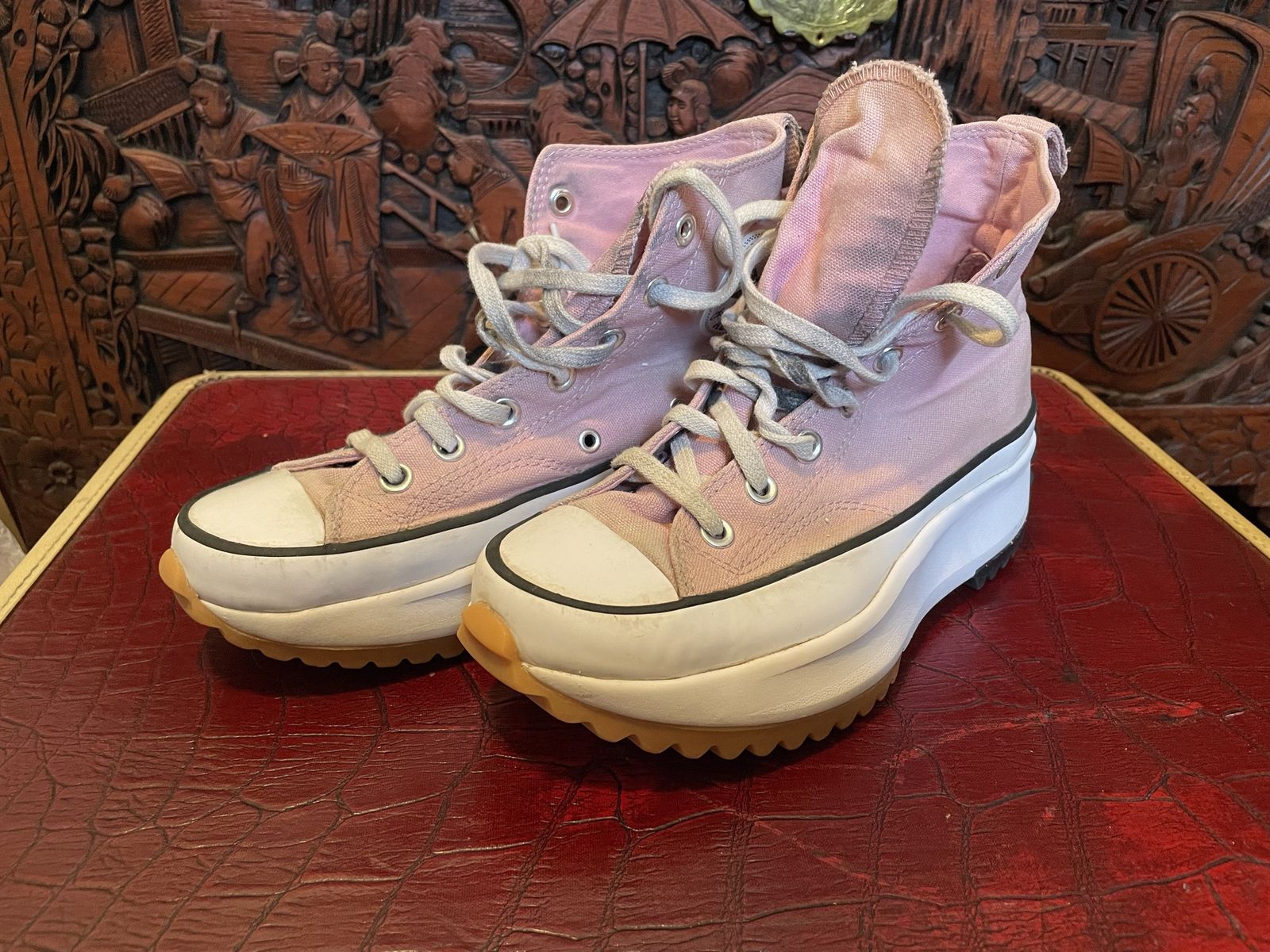 Chuck Taylor Platform Vans Size 7.5 Womens