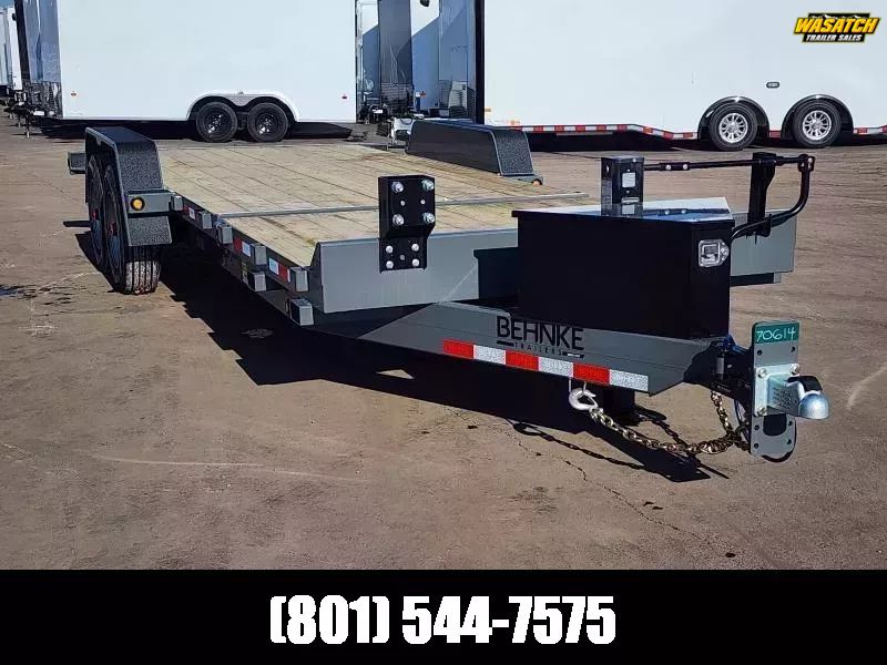 2026 Behnke 22' Tandem Tilt Equipment 20K Flatbed