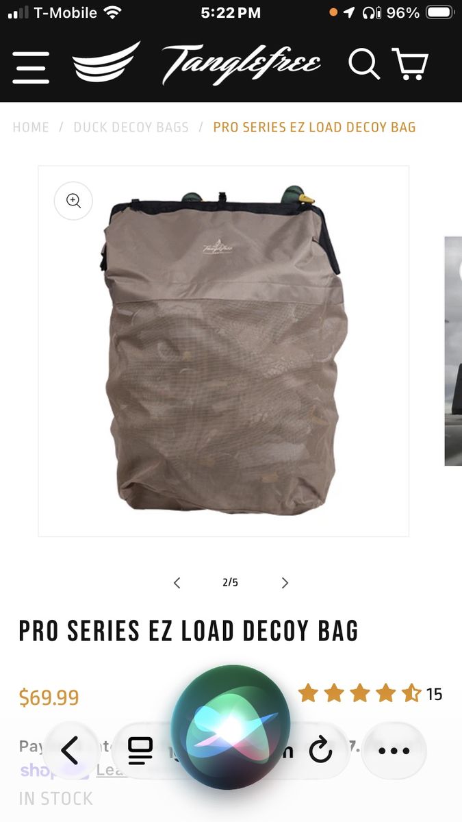 Tanglefree Pro Series Decoy Bag New