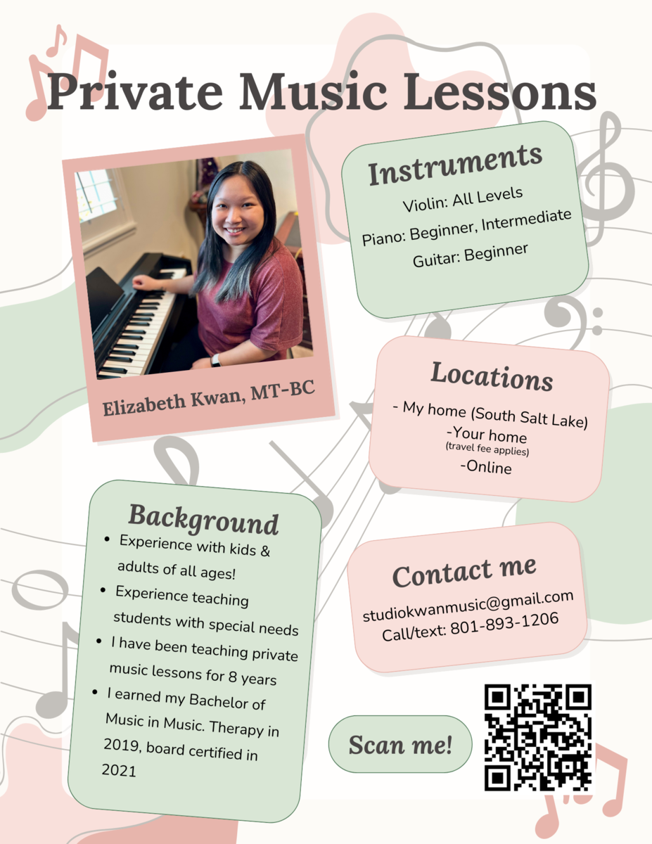 Private Violin, Piano, and Guitar Lessons