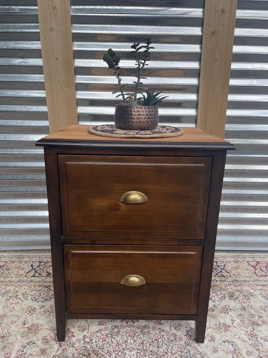Beautiful 2 tone nightstand