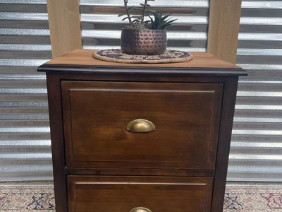 Beautiful 2 tone nightstand