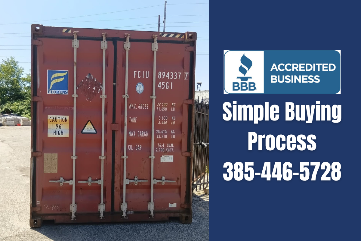 40' One Trip Shipping Container – Office & Commercial Storage – Ready to Deliver