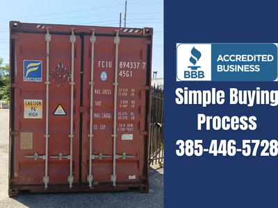 40' One Trip Shipping Container – Office & Commercial Storage – Ready to Deliver