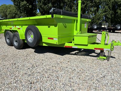 2026 TEXAS PRIDE 7X16X2 Bumper Pull Dump Trailer