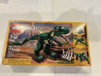 LEGO Creator 3-in-1 Mighty Dinosaurs 31058 Building Toy Set 174pcs