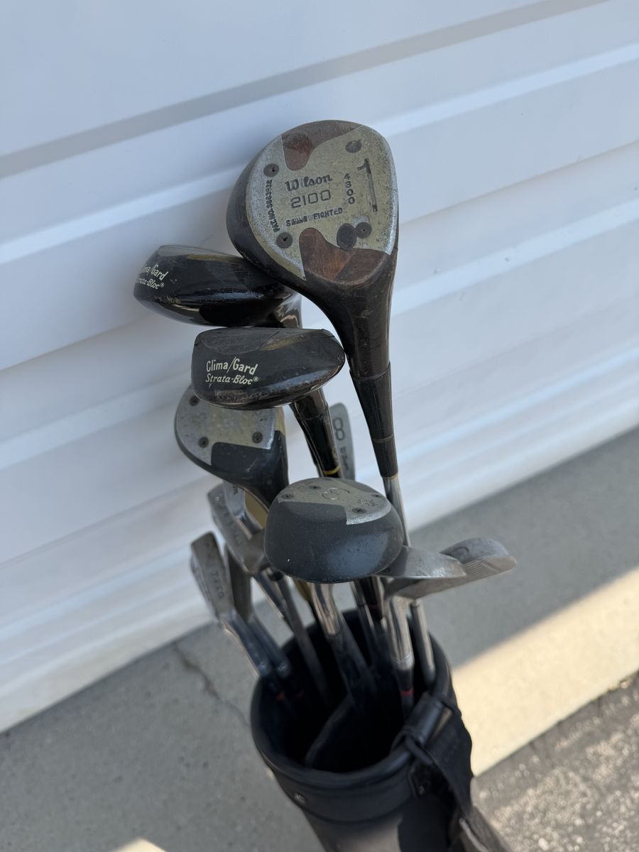 Golf Club Lot – 14 Clubs – Wilson, Ram, Arnold Palmer & Pro Master