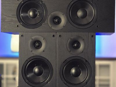 High-end 6 1/2" Bookshelves Solus Audio SC-6 Speakers and a Large Sealed Center Channel SC-626.