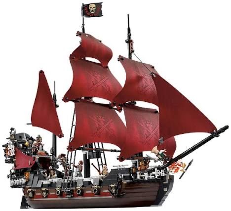 Lego 4195 Queen Annes Revenge - not complete.