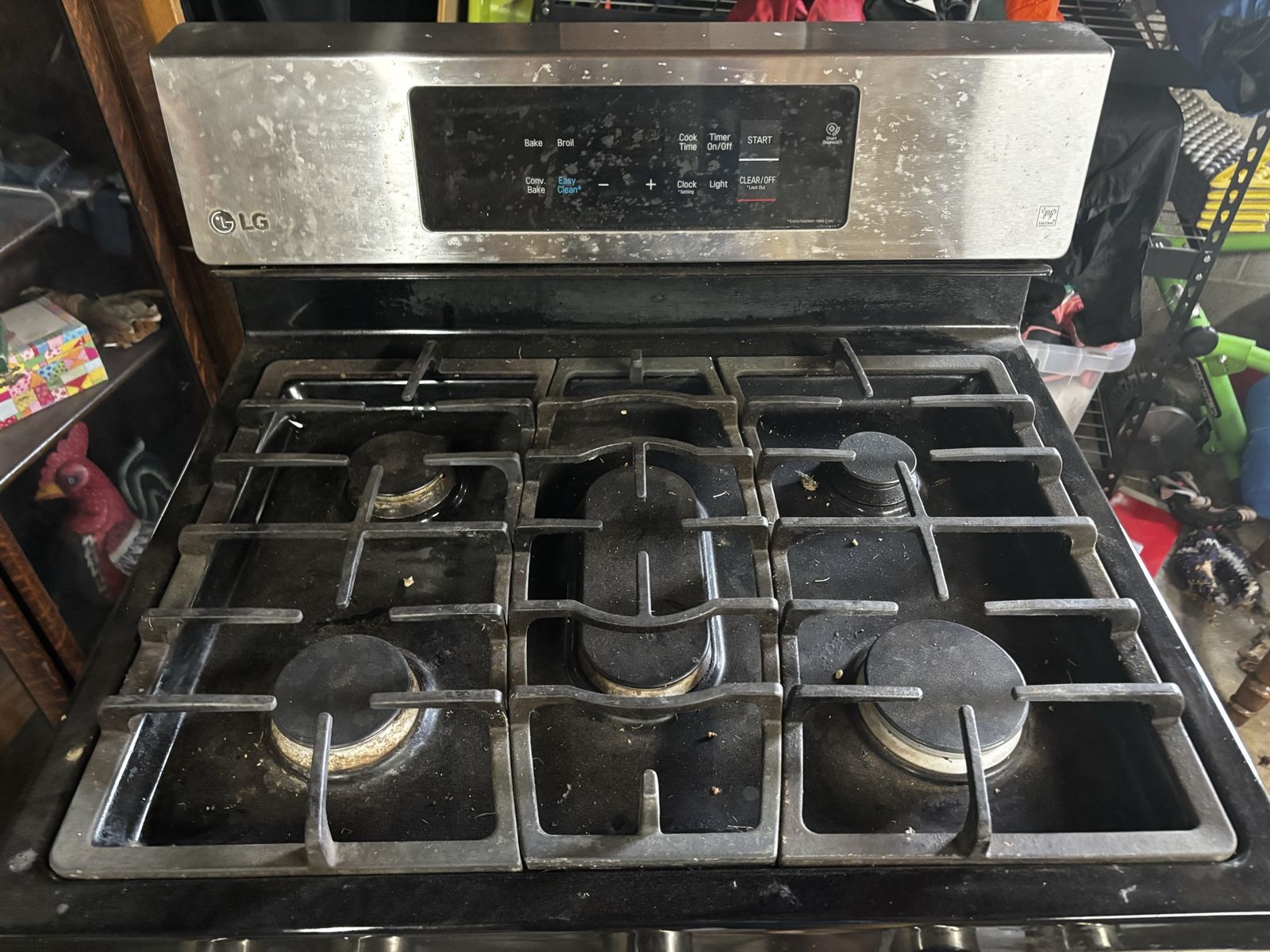 LG Stainless Steel Gas Range Oven