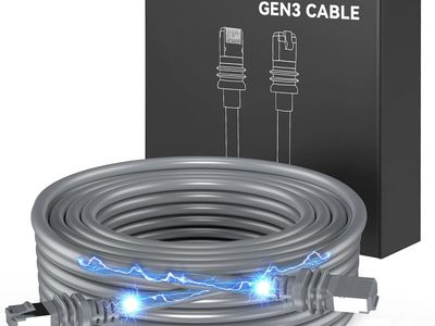 NEW MOTITO Starlink Gen 3 Cable, Standard Actuated Waterproof Starlink Ethernet Cable (30FT)