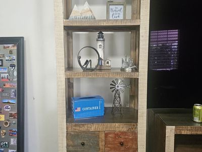7 piece Set - Entertainment Center + End Tables and Coffee Table