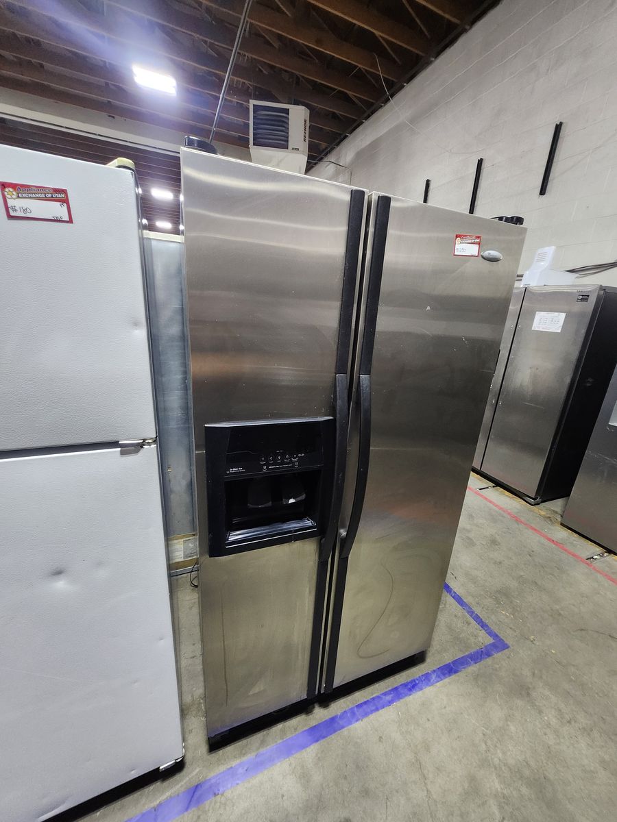 Whirlpool Stainless Steel Side-by-Side Refrigerator 