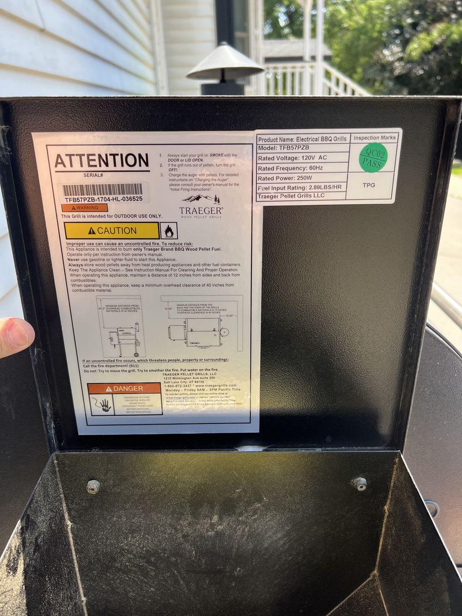 Traeger grill and smoker
