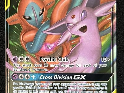 (NM) Espeon & Deoxys GX 72/236 - Pokemon Unified Minds Ultra Rare