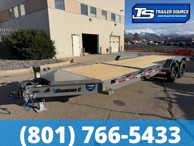7x22 Diamond C HDT 210 Tilt Trailer - 23K GVWR - 18 Ply Tires