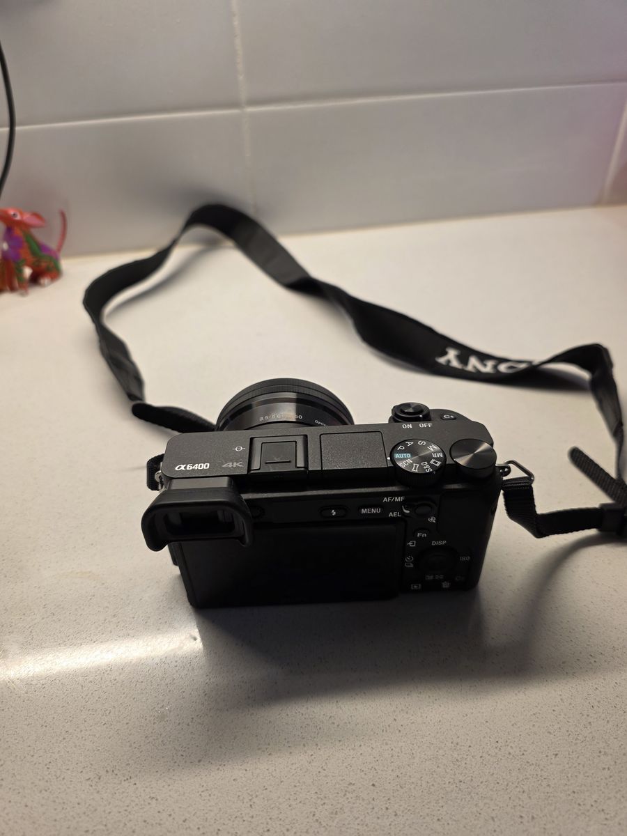 Sony Alpha a6400 Mirrorless Camera with 16-50mm Lens and Strap