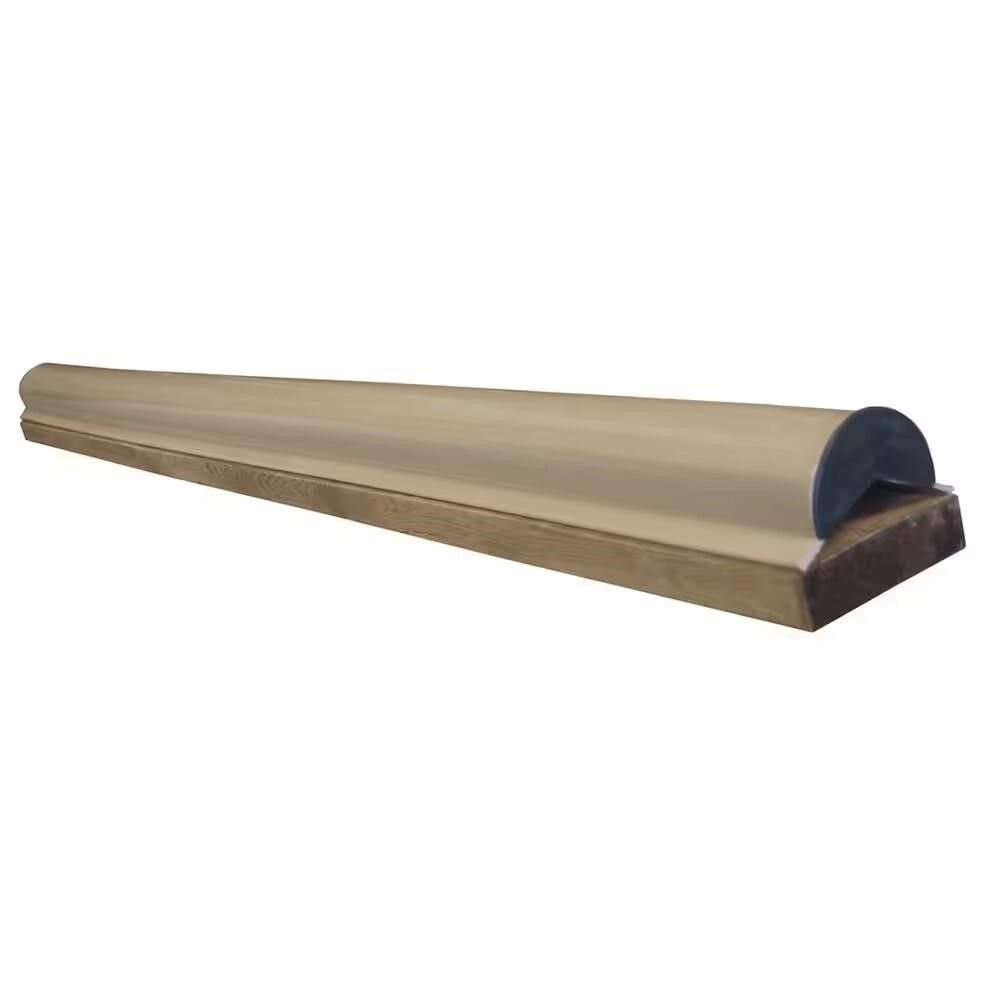 6 ft. PVC Piling Bumper, Beige, (1-Pack)