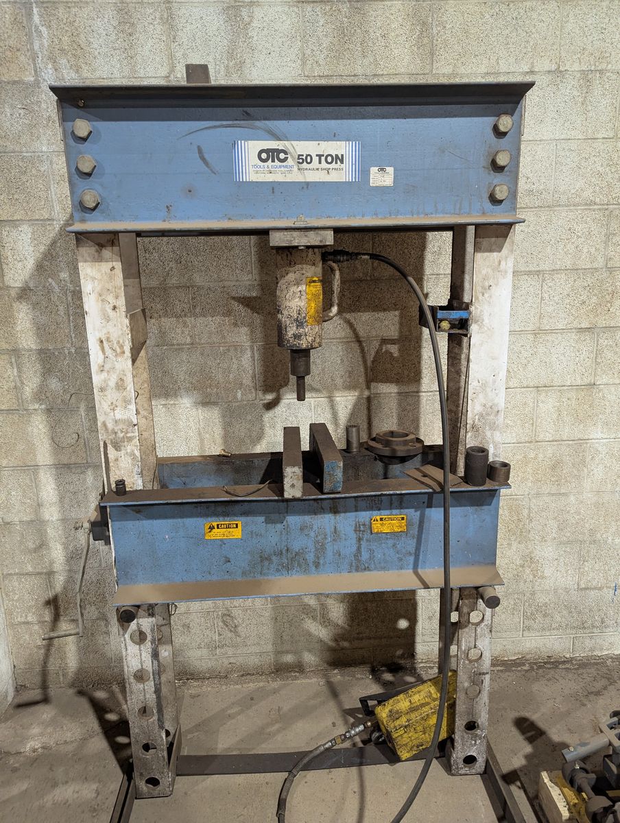 OTC 50-Ton Hydraulic Press