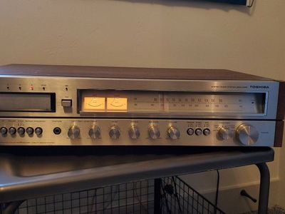 vintage hifi stereo receiver Toshiba 8 track for trade