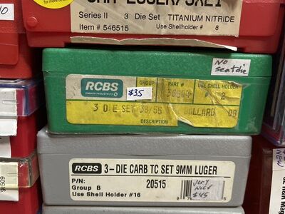 9mmLuger, 9mm Makarov. 38-40. Die Sets.