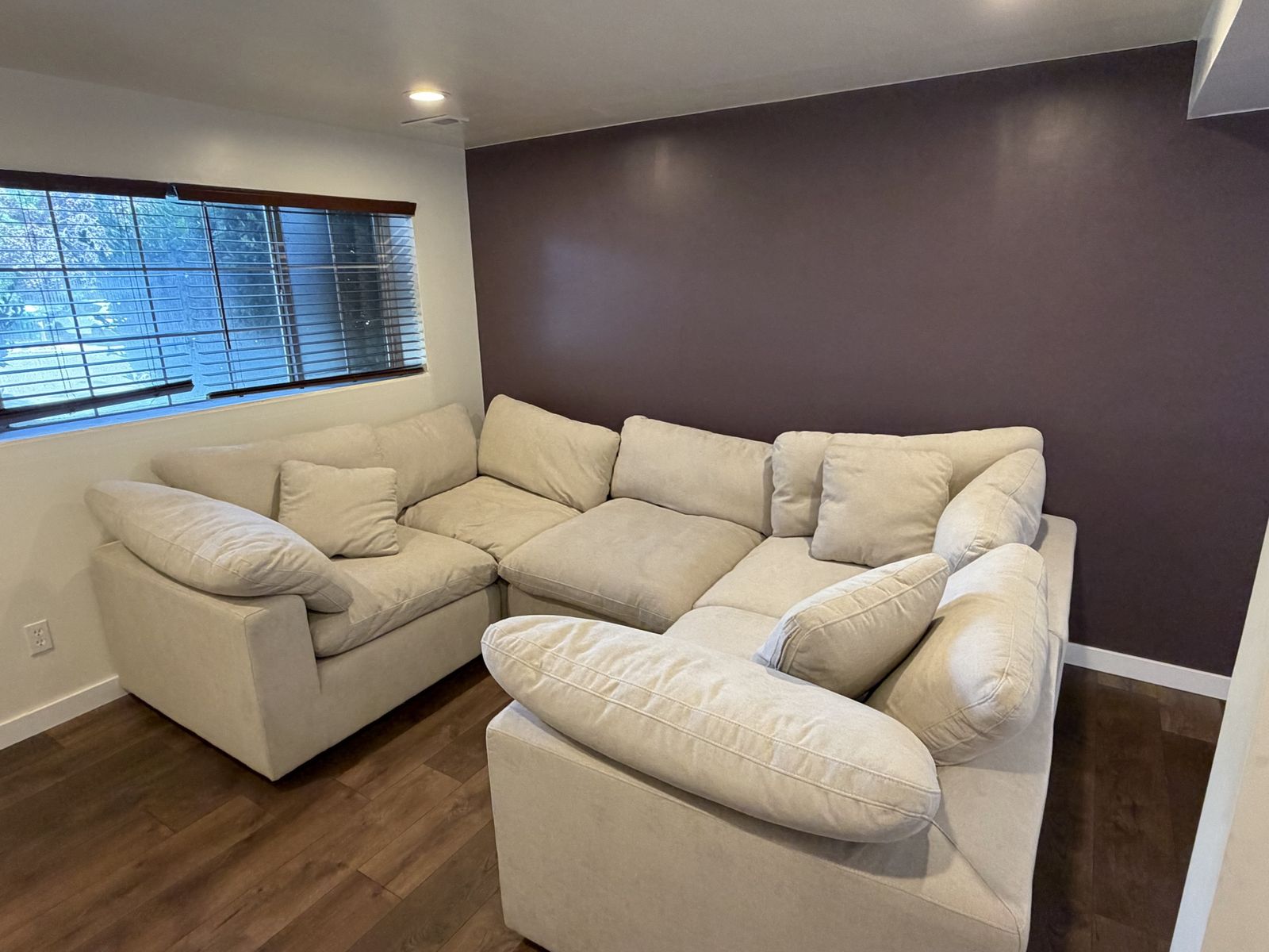 Zone Cream White Sectional