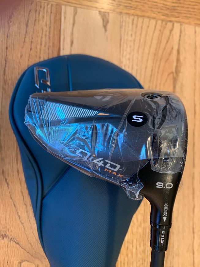 New TaylorMade Max Qi4D RH Driver Mitsubishi Reax 9.0* 50- S Stiff Shaft Golf Clubs Putter