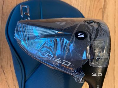 New TaylorMade Max Qi4D RH Driver Mitsubishi Reax 9.0* 50- S Stiff Shaft Golf Clubs Putter